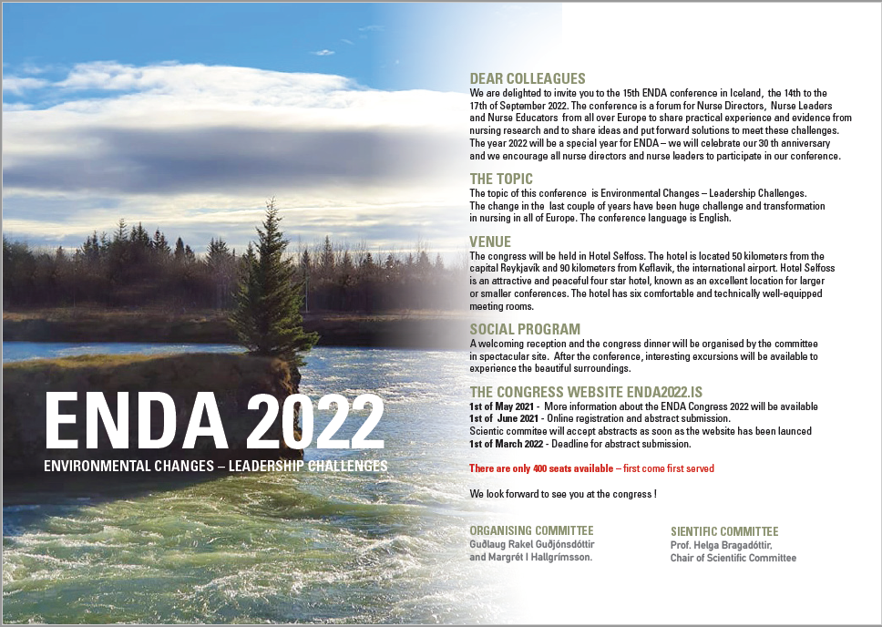 ENDA 2022 poster